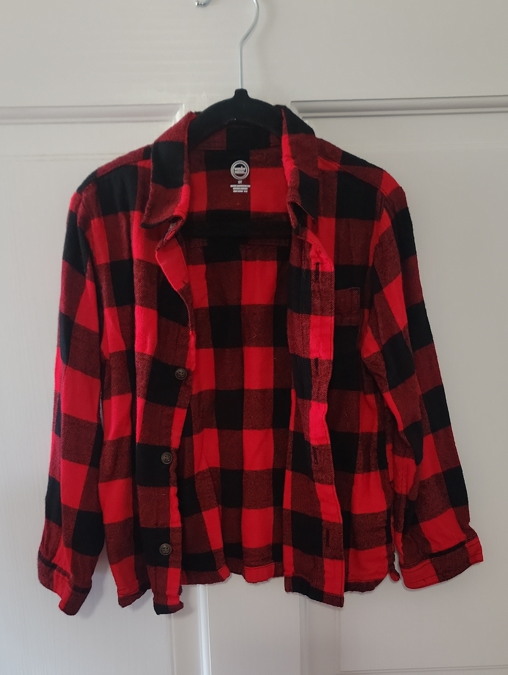 Red & Black Buffalo Plaid Shirt - Wonder Nation